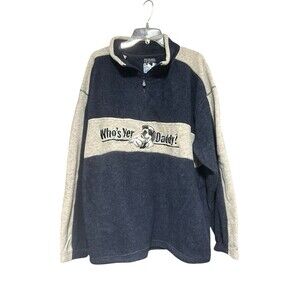 Vintage Polar Dog Whose Your Daddy Fleece Size  XL  Casual Outdoors Novelty